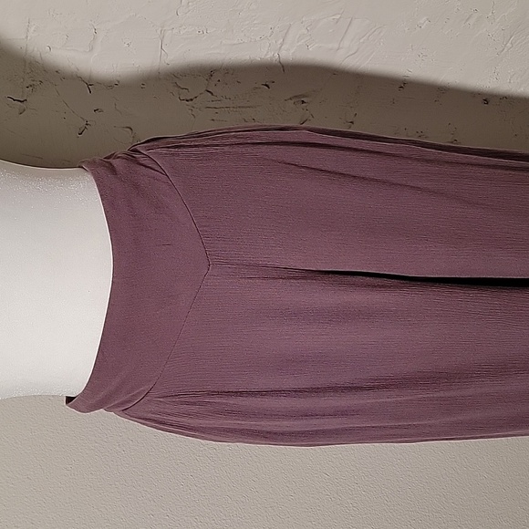 Torrid Pant Wide Leg Gauze Flowy Lined Pull-On Comfy Lightweight Flint 0 12 L - Picture 5 of 16